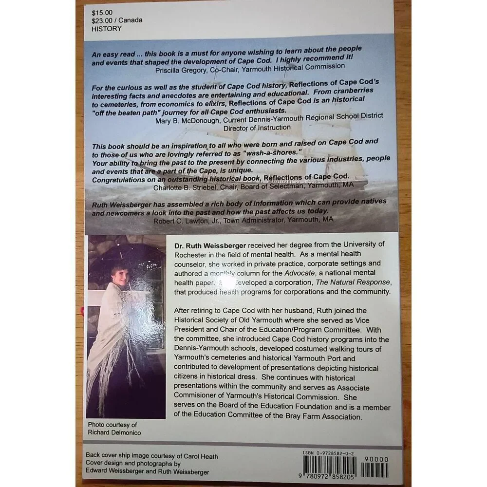 Reflections of Cape Cod: Stories of the People, Towns & Times, 2003 paperback Ru